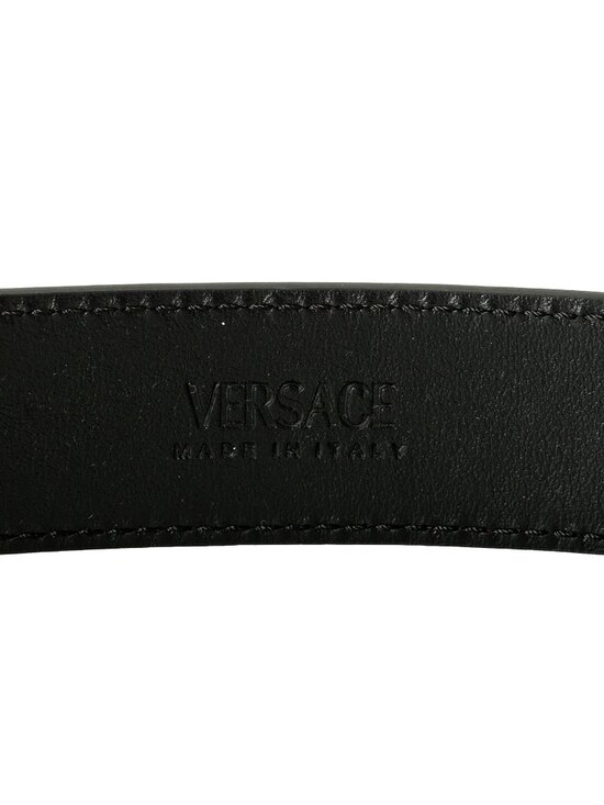 Versace Vine Red 100% Leather Gold Medusa Head Decorated Belt US 34 IT 85 main image 4